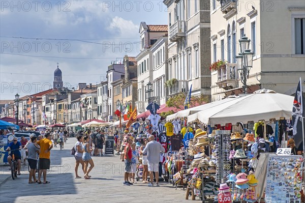 Tourists and gift shops