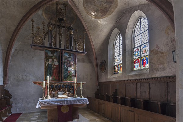 Altar room of the St. Egidien Church