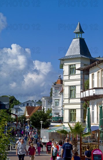 Bansin Mecklenburg-Western Pomerania Greifswald Island Usedom Seaside resort architecture Germany Europe