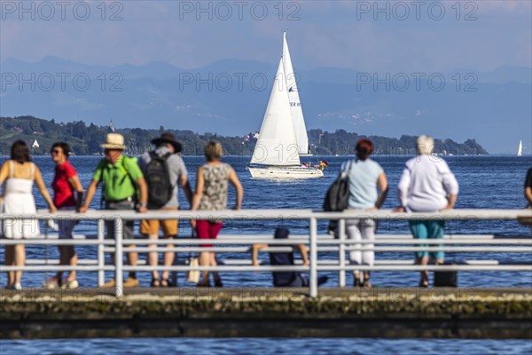 Sailing boat on Lake Constance