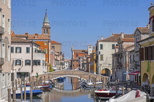 Bridge over canal Vena at Chioggia