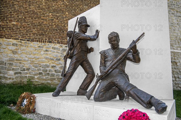 Memorial by Vivien Mallock at the Chateau dHougoumont