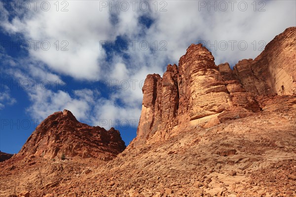 Desert scene at Wadi Rum