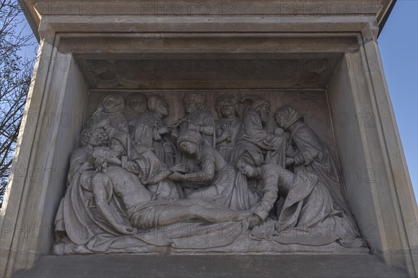 Seventh Stations of the Cross by Adam Kraft