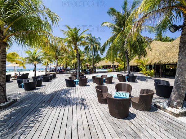 Holiday island in the Maldives