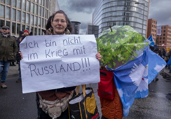 Demonstration at Potsdamer Platz