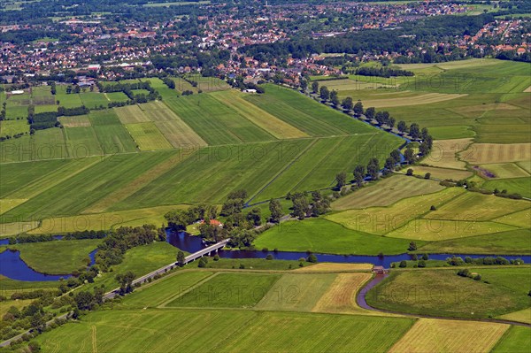 Aerial photograph of the Hammewiesen near Tietjens Huette