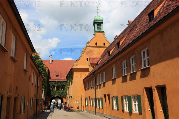 Fuggerei in Augsburg is the oldest existing social settlement in the world