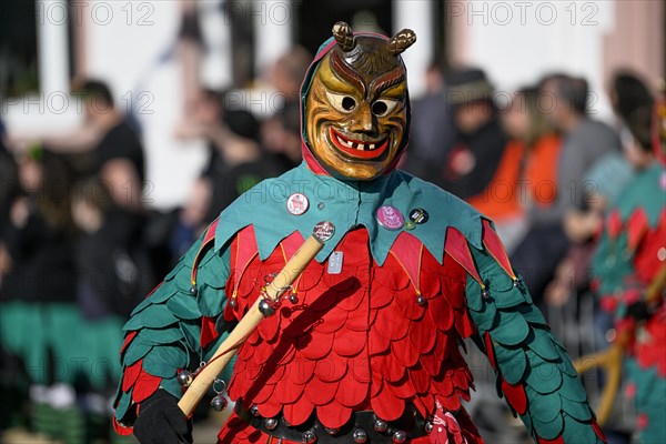 Jesters Guild Hoellenwaldteufel from Lautenbach at the Great Carnival Parade