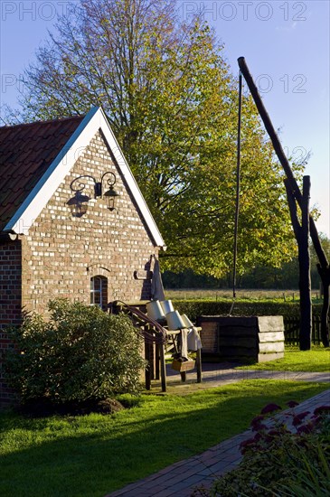 Bread baking house at the Wiesmoor Peat and Settlement Museum