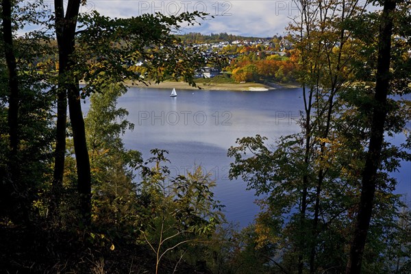 Sorpesee with a view of Langscheid