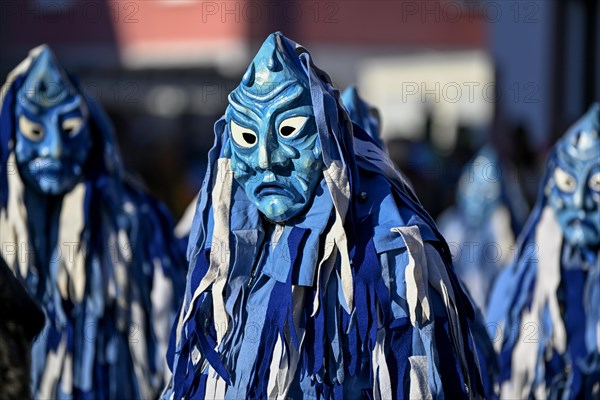 Quellgeister of the Petertaler Narrenzunft of 1906 at the Great Carnival Parade