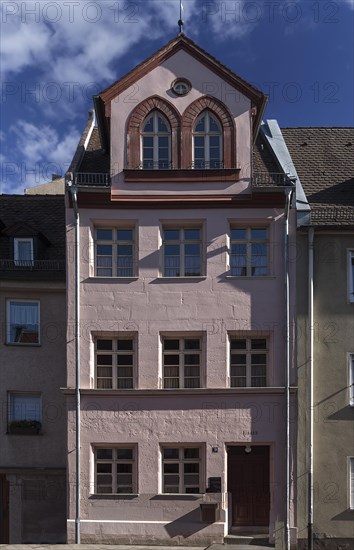 Historic dwelling house with dormer windows