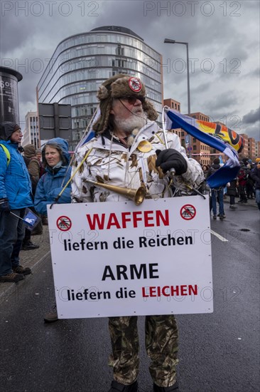 Demonstration at Potsdamer Platz