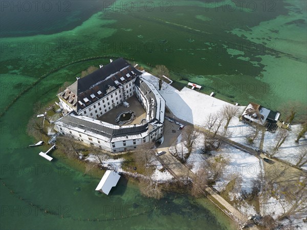 Aerial view of Kammer Castle