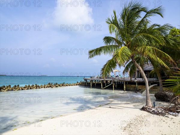 Holiday island in the Maldives