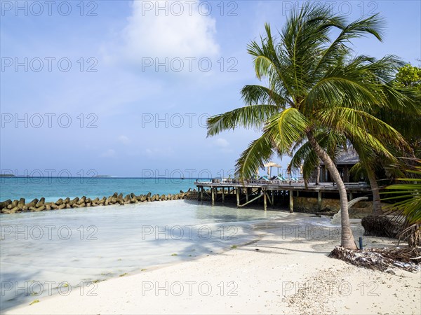 Holiday island in the Maldives