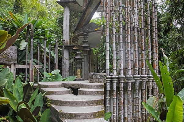 Concrete surrealistic structure created by Edward James at Las Pozas