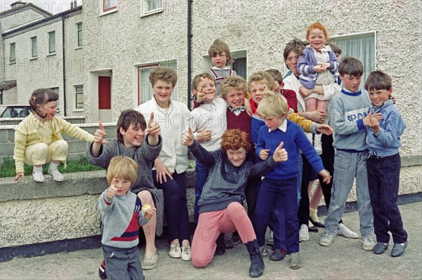 Happy children posing for the camera