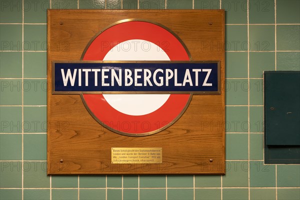 London Underground style sign