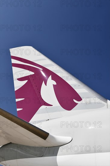 Qatar Airways Boeing B787-9 Dreamliner vertical stabiliser