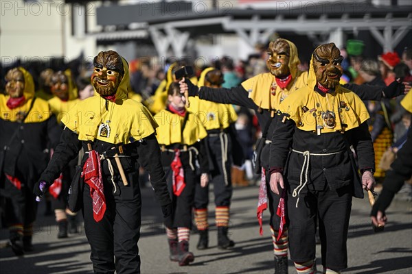 Miners ghosts of the Biberach Fools Guild at the Great Carnival Parade