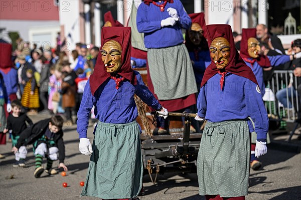 Fools Guild Schartenberghexen from Eisental at the Great Carnival Parade