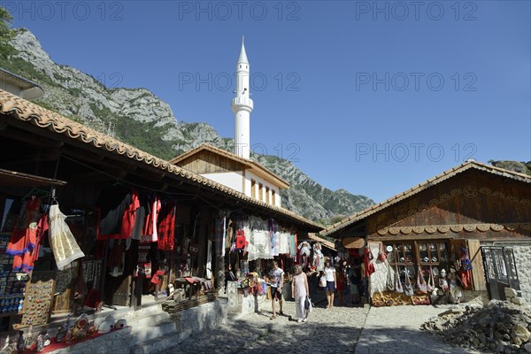 Souvenir shops at the bazaar