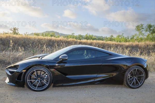 Side view of McLaren 720S