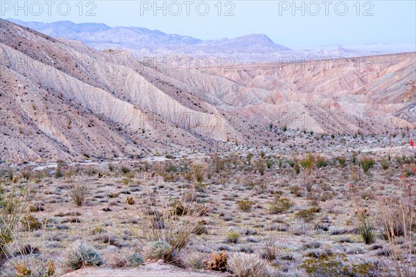 Mountains in Anza-Borrego desert state park