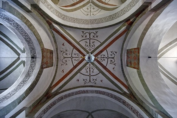 Romanesque painting in the Catholic parish church of St. Pancratius