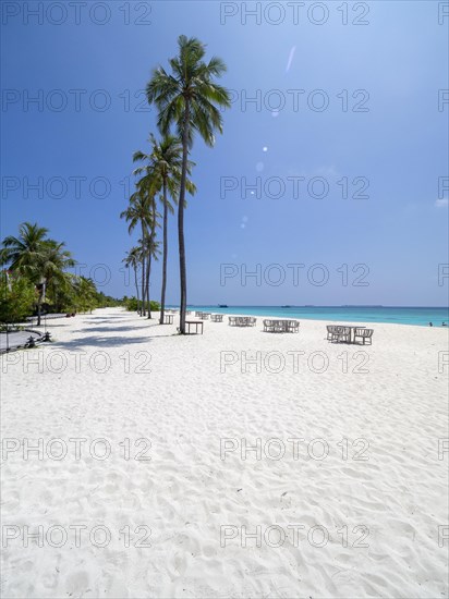 Holiday island in the Maldives