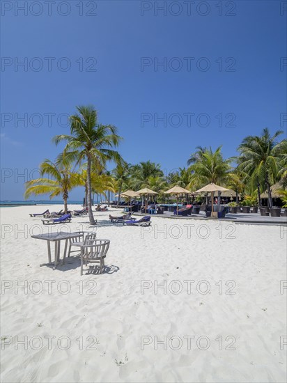 Holiday island in the Maldives