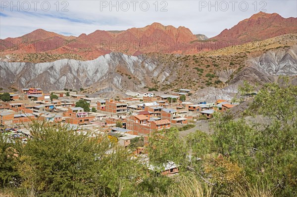 Aerial view over Tupiza