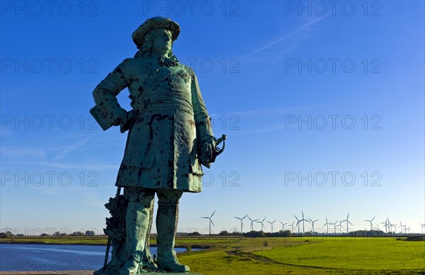 Bronze statue of the Great Elector in Knock