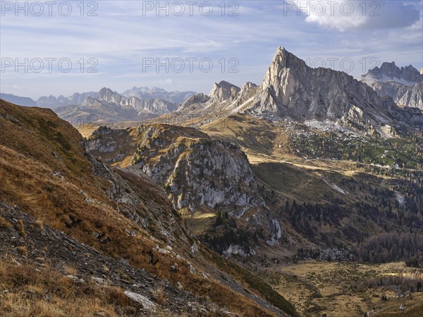 View of the surrounding mountains