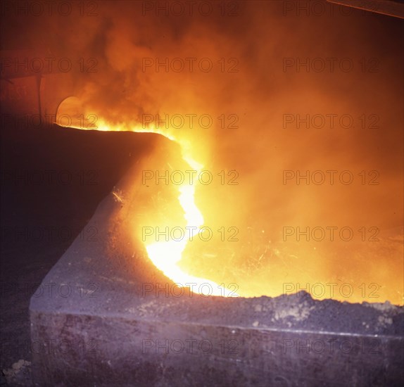 Steel production at Hoesch AG Westfalenhuette on 6.4.1993