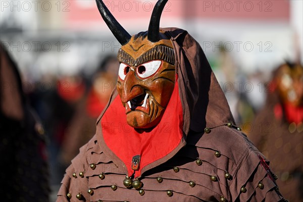 Narrenzunft Niesatzer Schellenteufel from Buehl-Niehsatz at the Great Carnival Parade