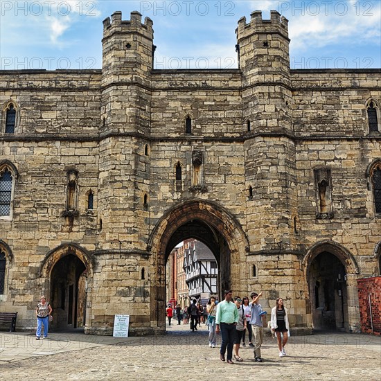 Gate in the castle wall