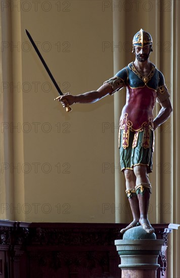 Statue of Heracles in the upper hall of the town hall