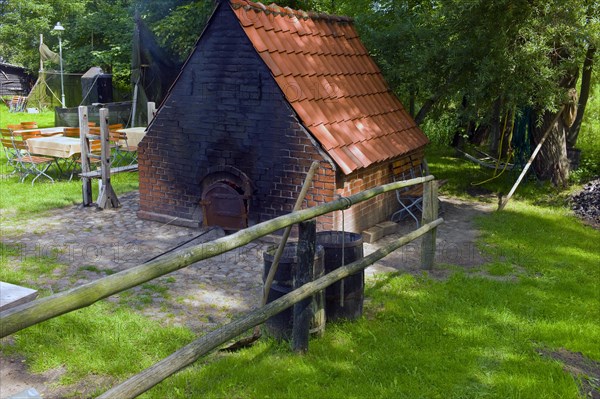 Old bread baking house