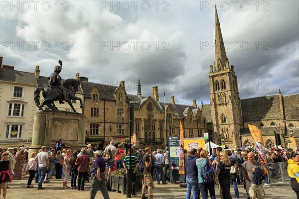 Crowd in the Market Place