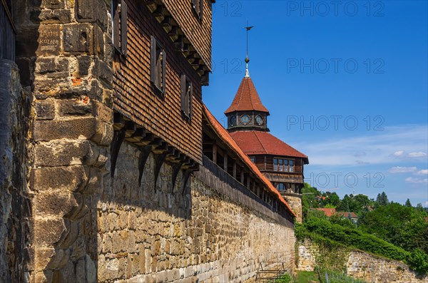 Hochwacht and Dicker Turm as part of Esslingen Castle