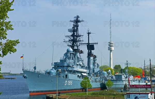 Frigate Moelders in the German Naval Museum of Wilhelmshaven