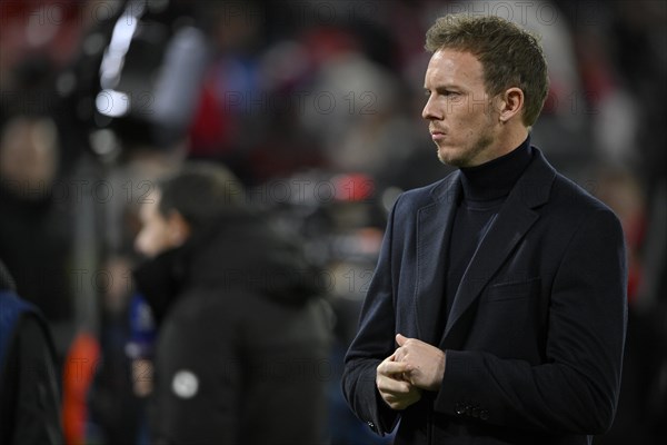 Coach Julian Nagelsmann FC Bayern Munich FCB in front of interview