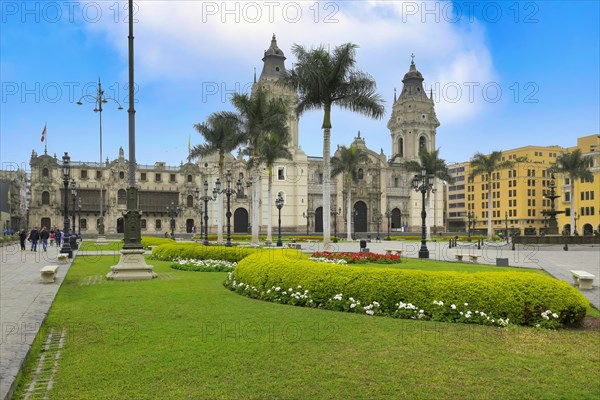 Basilica Metropolitan Cathedral of Lima and Archbishop Place