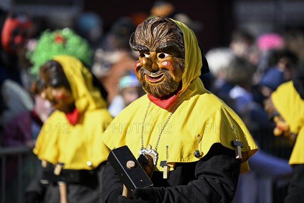 Miners ghosts of the Biberach Fools Guild at the Great Carnival Parade