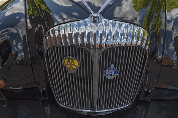 Radiator grille from an English black taxi