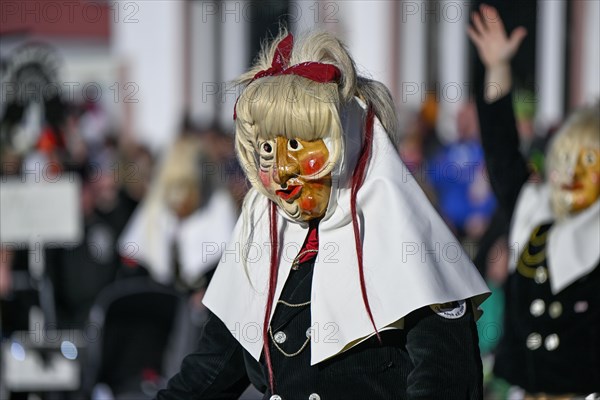 Fools Guild Faces of Schauenburg from Oberkirch at the Great Carnival Parade