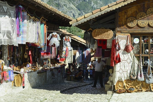 Souvenir shops at the bazaar